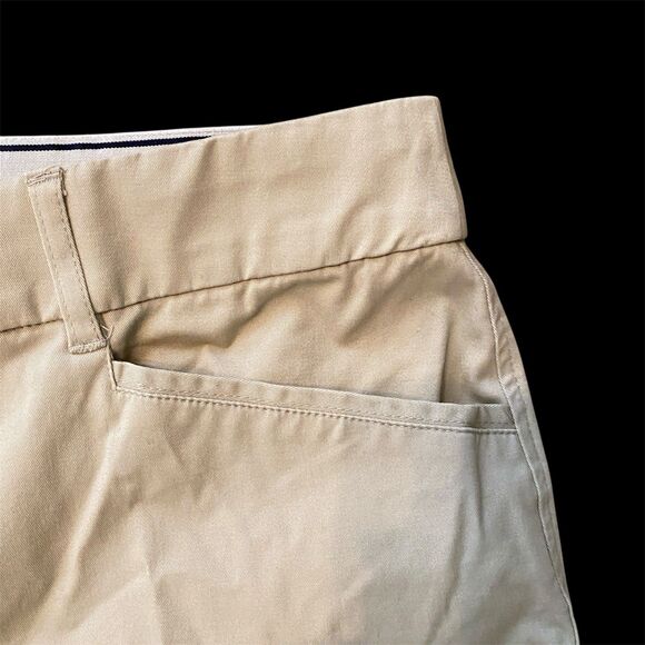 Christopher & Banks Signature Comfort Khaki Pants Tan 12 TALL (35x35) BRAND NEW - Picture 5 of 11